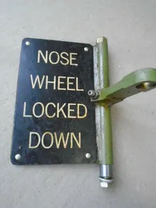 1 EA GRUMMAN ALBATROSS NOSE WHEEL LOCKED DOWN INDICATOR  P/N: 88121